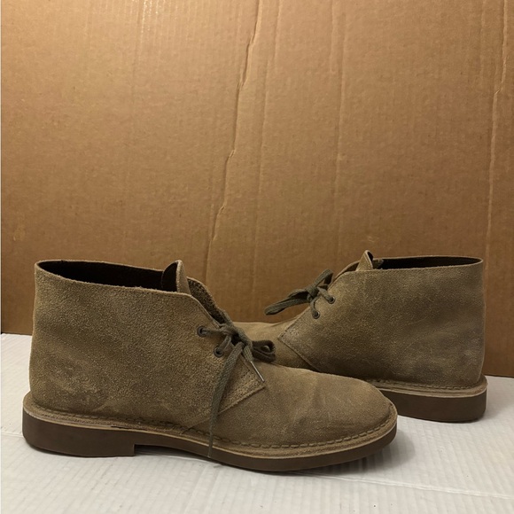 Clarks Men\'s Taupe Suede Lace Up Chukka Ankle Dress Boots Size 10M main image 10